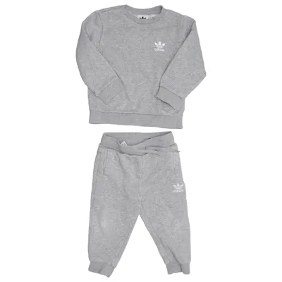 Sportssæt (Grå) fra Adidas Originals Bomuld, Elastan, Genanvendt polyester