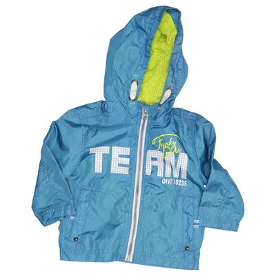 Regenjack (Blauw, Groen) van Team