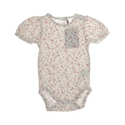 Romper (Wit, Meerkleurig) van Newbie by KappAhl Katoen, Elastaan