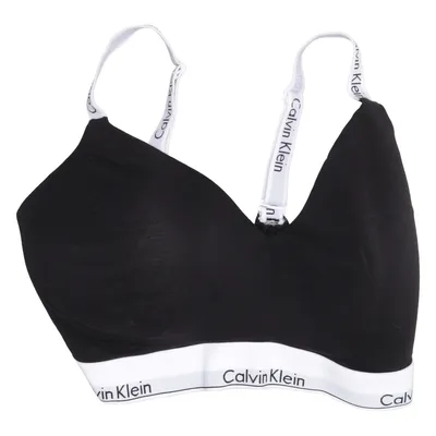 Bralette (Black, White) from Calvin Klein Cotton, Elastane, Modal