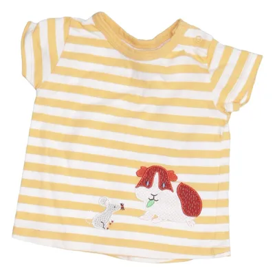 T-shirt (Geel, Wit) van Alana Organisch katoen