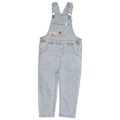 Dungarees (Blue) from Little Dutch Cotton, Elastane, Polyester