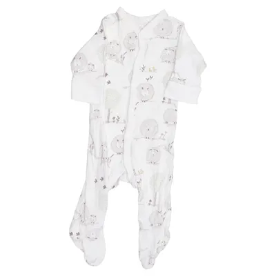 Sparkedragt (Hvid, Beige) fra Lindex Newborn Bomuld