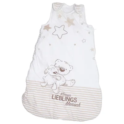 Swaddle sack (White, Beige) from Herding Cotton, Polyester