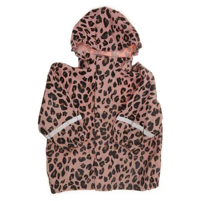 Rain jacket (Pink, Black) from Lindex Kids Polyurethane