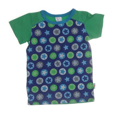 T-shirt (Blå, Grøn, Grå, Hvid) fra Babauba Bomuld, Elastan