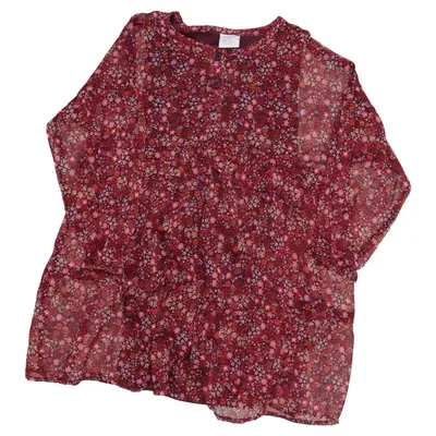 Jurk (Rood, Meerkleurig) van Lindex Kids Polyester