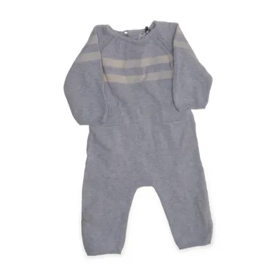 Barboteuse (Gris, Blanc) de Cyrillus Cachemire, Coton