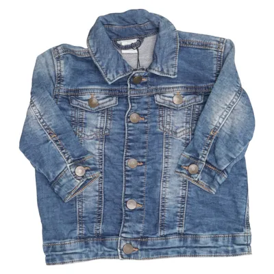 Spijkerjas (Blauw) van Lindex Baby Katoen, Elastaan