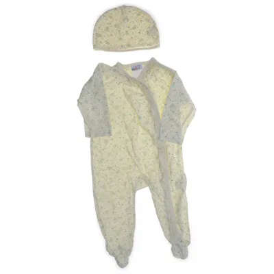 Rompers (Beige, Multicolored) from Smily Cotton