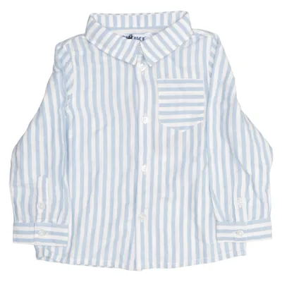 Shirt (Blue, White) from Rikiki Cotton