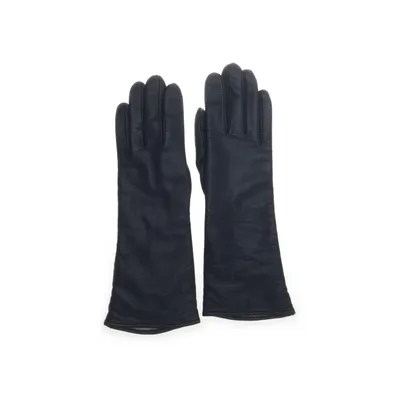 Gants en cuir (Bleu)