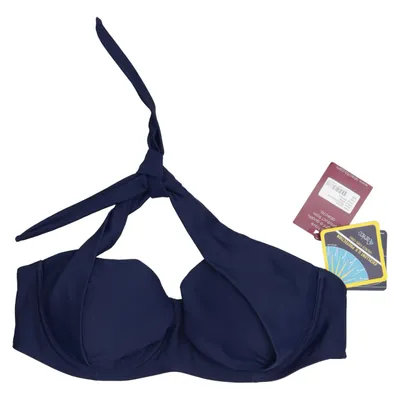 Bikiniöverdel (Blå) från Abecita Elastan, Polyamid