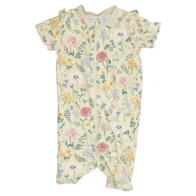 Sparkdräkt (Gul, Flerfärgad) från Lindex Baby Bomull