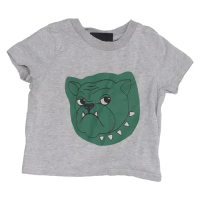 T-shirt (Grå, Grön, Flerfärgad) från Mini Rodini Elastan, Ekologisk bomull