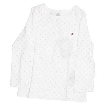 T-shirt à manches longues (Blanc) de Tommy Hilfiger Coton