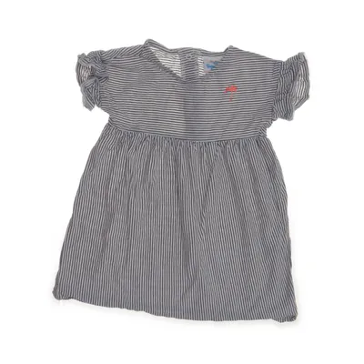 Kleid (Weiß, Schwarz) von Topomini Baumwolle