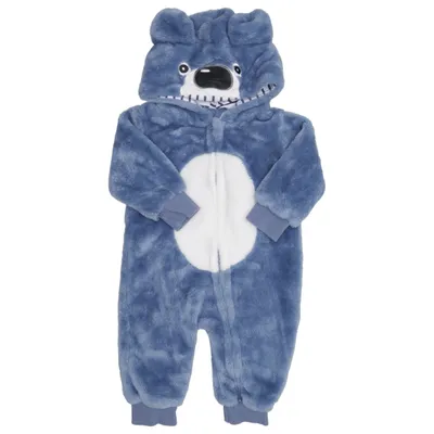 Mjukisdräkt (Blå, Vit) Polyester