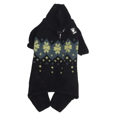 Dog clothes (Black, Green) from Hurtta Acrylic, Polyamide, Wool