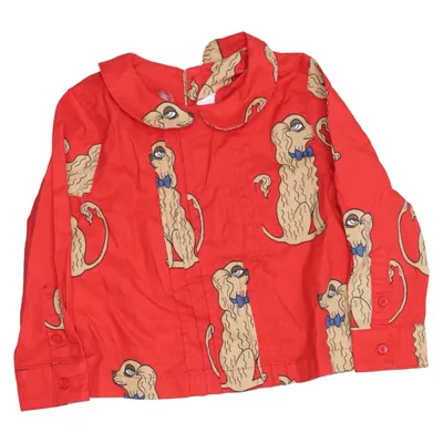 Blouse (Rood, Beige, Meerkleurig) van Mini Rodini Organisch katoen