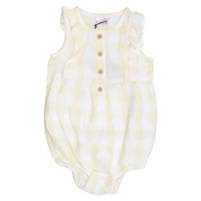 Barboteuse (Jaune, Blanc) de So Cute Coton