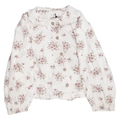 Blus (Vit, Flerfärgad) från Newbie by KappAhl Bomull
