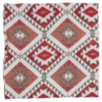 Sierkussensloop (Rood, Beige, Grijs) van Rusta