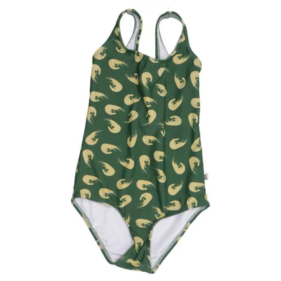 Swimsuit (Green, Yellow) from EmmaMalena Elastane, Polyamide