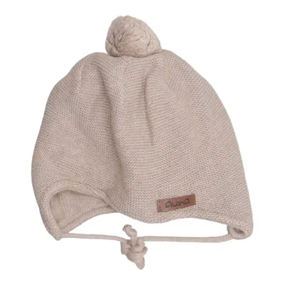 Bonnet à pompon (Beige) de Alana Coton biologique