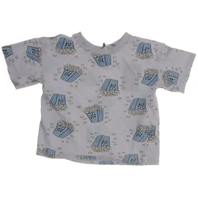 T-shirt (Grå, Blå, Vit) från Rikki Tikki Bomull