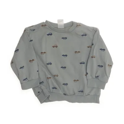 Sweatshirt (Groen, Meerkleurig) van H&M Katoen, Elastaan