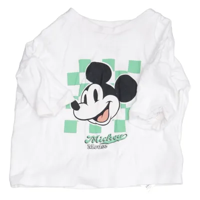 T-shirt (Blanc, Vert, Noir) de Disney by Primark Coton, Élasthane