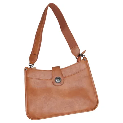 Shoulder-bag (Brown) from Forever Young Faux leather