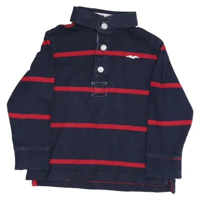 Rugby shirt (Blue, Red) from Hampton Republic Cotton