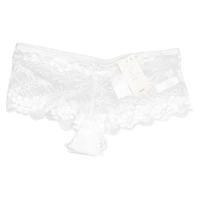 Culotte (Blanc) de Emilia Coton, Élasthane, Polyamide