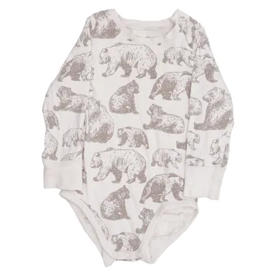 Body (Beige, Brown) from Tiny One Elastane, Organic cotton