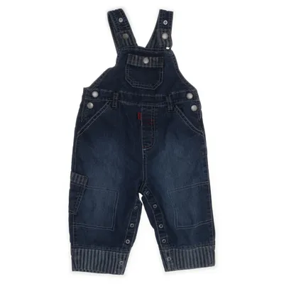 Hängselbyxor (Blå) från Fix Bomull, Polyester