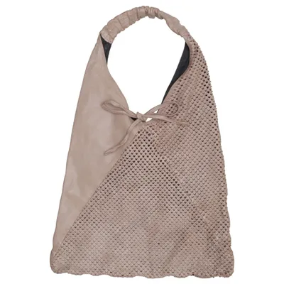 Handtas (Beige) van Rehard Katoen, Leer