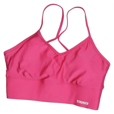Sport-bh (Roze) van Stronger Elastaan, Polyamide