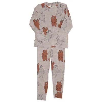 Base layer (Beige, Brown) from Fix by Lindex Merino wool