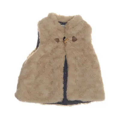 Ytterväst (Beige, Blå) från Zara BabyGirl Akryl, Polyester