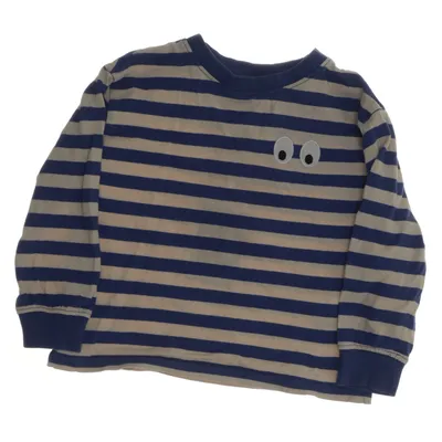 Long sleeve T-shirt (Beige, Blue) from Rikiki Cotton