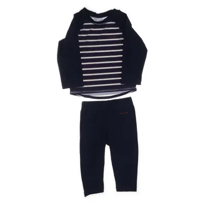 UV-kläder (Blå, Vit) från Polarn O. Pyret Elastan, Återvunnen polyester