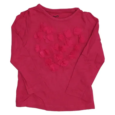 T-shirt à manches longues (Rose) de Young Dimension Coton