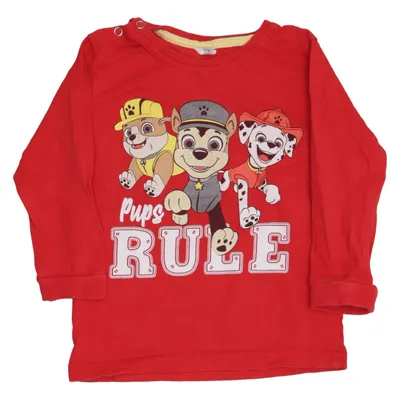 Long sleeve T-shirt (Red) from Roma Cotton