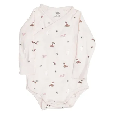 Body (Beige, Flerfarvet) fra Lindex Newborn Bomuld, Elastan
