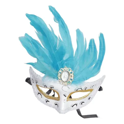 Masque de déguisement (Blanc, Bleu, Multicolore)