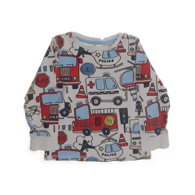 Långärmad t-shirt (Vit, Flerfärgad) från Nightwear by Next Bomull
