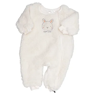 Barboteuse (Blanc) de Baby Coton, Polyester