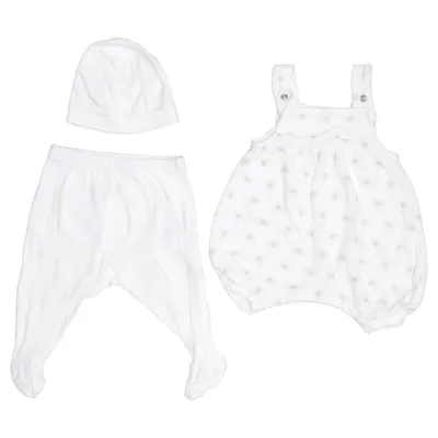 Sparkedragt (Hvid) fra Petit Bateau Økologisk bomuld